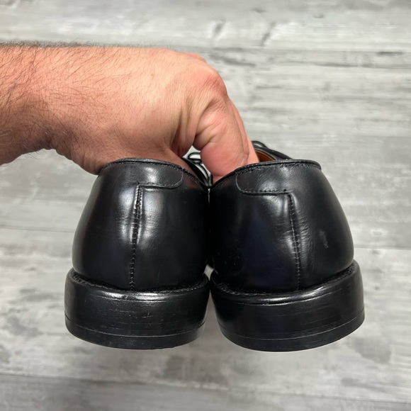Allen Edmonds Byron Black Cap-Toe Oxfords Dress Shoes 9 D - Picture 5 of 15